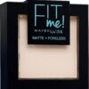 Fit Me Matt Poreless Powder Maybelline Warm Ivory Makeup-0