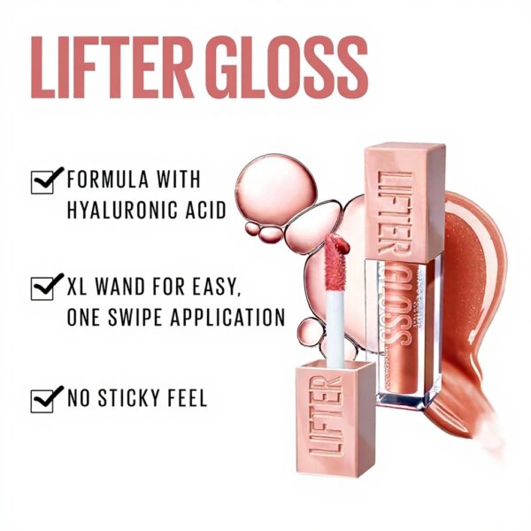 Maybelline Lifter Gloss Plumping Hydrating Lip Gloss Topaz