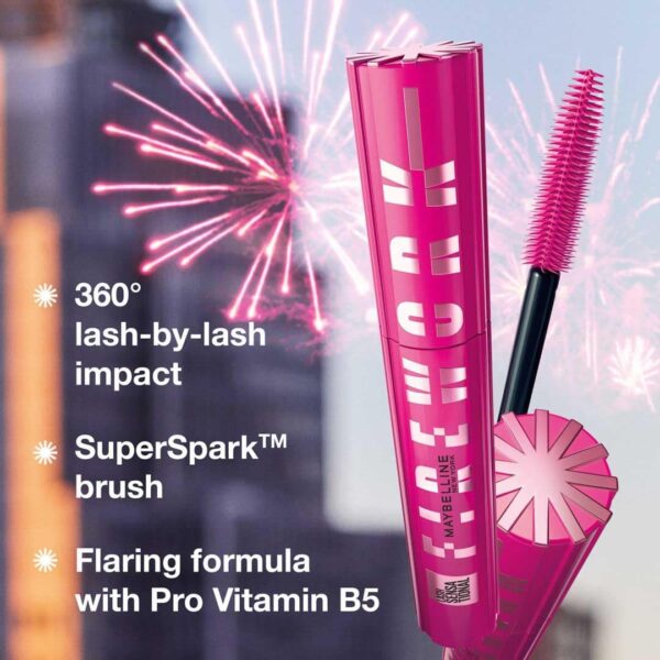 Maybelline Firework Volumising Mascara 360 Lash Impact Very-2