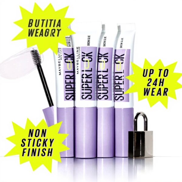 Maybelline Superlock Brow Glue Transparent 24H Hold Gel