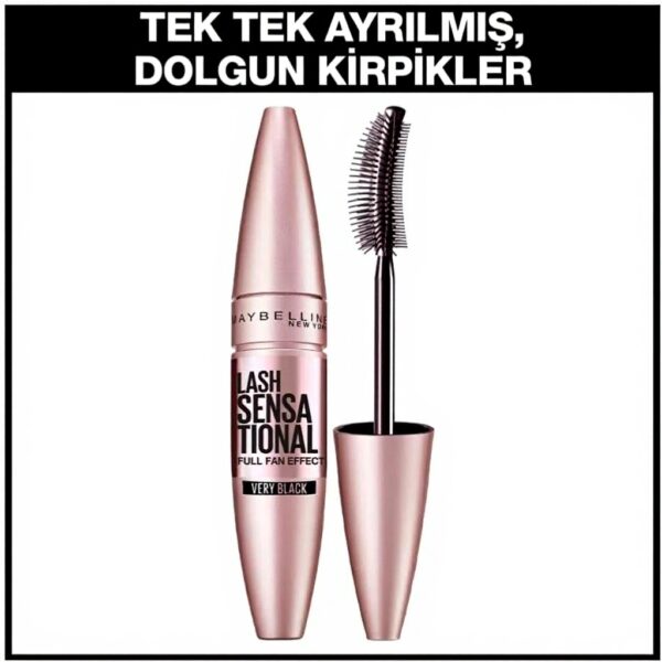 Maybelline Lash Sensational Mascara Very Black Volume