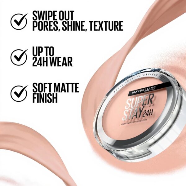 Maybelline Powder Foundation 24H Wear Medium Full Coverage